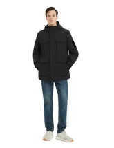 Lesmart Men's Waterproof Jacket with Hood – Warm Outdoor Cargo Coat